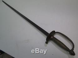 Us CIVIL War Nco Officers Sword W No Scabbard Makers Ames Dated 1863