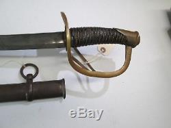 Us CIVIL War Period German Import Cavalry Sword With Scabbard #m79
