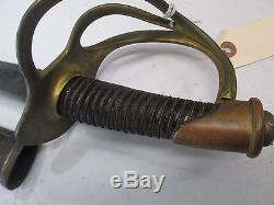 Us CIVIL War Period German Import Cavalry Sword With Scabbard #t3