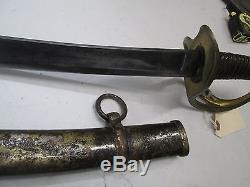 Us CIVIL War Period German Import Cavalry Sword With Scabbard #t3