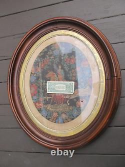 VERY Rare Fancy H-U-G-E, Classic Antique Antebellum Walnut Frame, c1840-50, GIFT