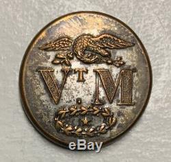 Vermont Militia Pre Civil War Coat Button