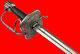 Very Good 17th C. English Civil War era WALOON Rapier Sword, Fine Pierced Guard