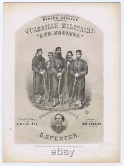 Very RARE! Ellsworth Zouave post-Civil War 1868 Peoria, Illinois! WOW
