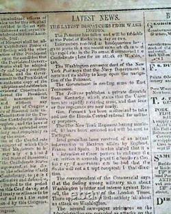 Very Rare CONFEDERATE New Bern NC North Carolina 1861 Civil War Old Newspaper