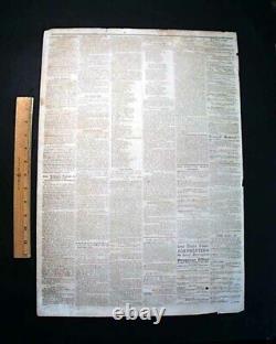 Very Rare CONFEDERATE New Bern NC North Carolina 1861 Civil War Old Newspaper