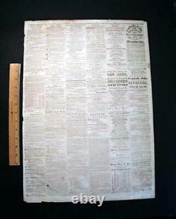 Very Rare CONFEDERATE New Bern NC North Carolina 1861 Civil War Old Newspaper