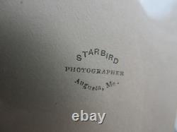 Very Rare Civil War Carte de Visite Photo, MAINE STATE HOUSE, Augusta, Political