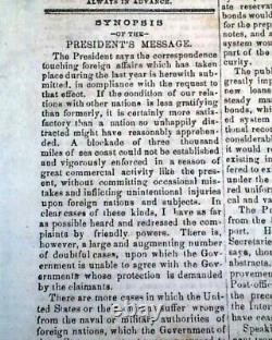 Very Rare HENDERSON KY Kentucky Unbiased Civil War Leanings Grant 1862 Newspaper