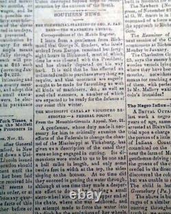 Very Rare HENDERSON KY Kentucky Unbiased Civil War Leanings Grant 1862 Newspaper
