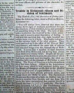 Very Rare PARSON BROWNLOW Knoxville TN Tennessee CIVIL WAR Rebel 1864 Newspaper