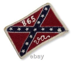 Vintage 1930s Historical Confederate 865 Va. Patch RARE Educational Artifact