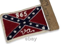 Vintage 1930s Historical Confederate 865 Va. Patch RARE Educational Artifact