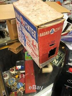 Vintage Civil Defense Radar Center Electronic Cold War Toy #200 w Box RARE 1950s