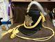 Vintage Civil War Era SHAKO Parade Hat with Horse Hair Plume and Eagle Attach