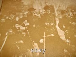 Vintage Civil War Soldiers Officers rare picture
