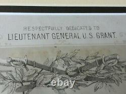 Vintage Lieutenant General US Grant Lieutenant General Grant's Grand March Print