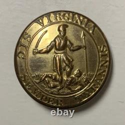 Virginia Pre Civil War Coat Button