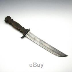 WWII Custom Trench Art Theater Made Fighting Knife with Civil War Sword Blade