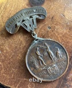 West Virginia Civil War Discharge Medal Named 14th West Virginia Infantry West Virginia Civil War Discharge Medal Named 14th West Virginia Infantry