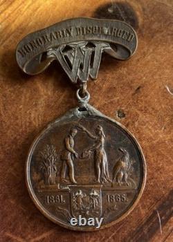 West Virginia Civil War Discharge Medal Named 14th West Virginia Infantry