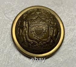 Wisconsin Staff Civil War Coat Button