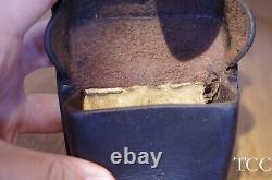 Wool And Wire Pick CIVIL War Percussion Cap Pouch Leather Box Inspector Stamps