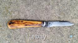 Wostenholm IXL USN Navy Civil War stag handle folding navy knife 1870s Horn bone