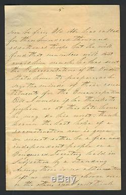 XRARE Confederate J Stockdale POW Surgeon Mountain Rangers Civil War Letters CSA