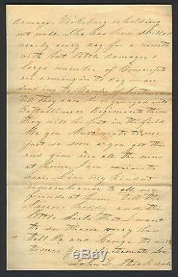 XRARE Confederate J Stockdale POW Surgeon Mountain Rangers Civil War Letters CSA